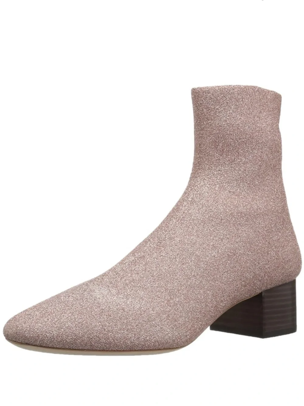Loeffler Randall pink and silver sock booties size 11.5